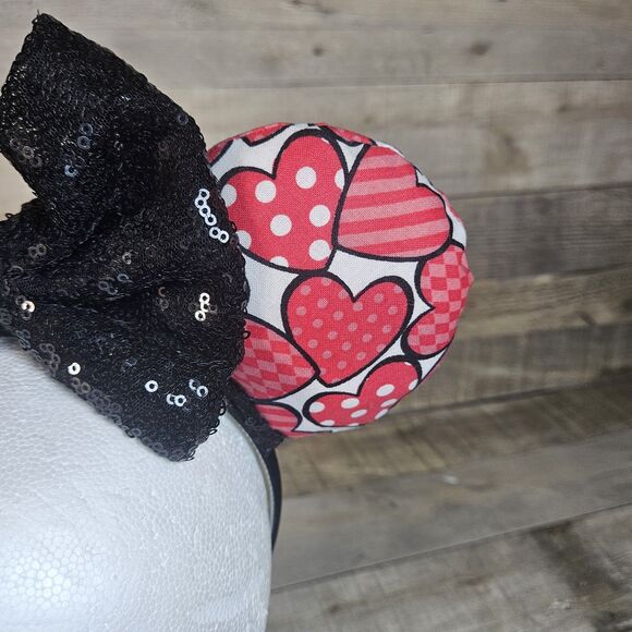 Minnie Mouse Ears Heart Disney Ears Handmade - Picture 3 of 5